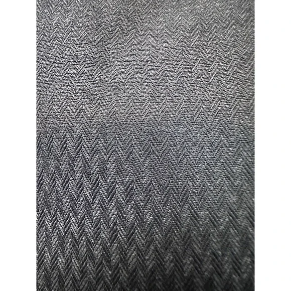 Brioni Long Sleve Button Up Dress Shirt Black Textured Italy Mens Size XL Cotton